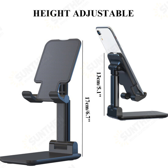 CCT4 Universal Folding Telescopic Desktop Mobile Phone Tablet Holder Stand for iPad Air for iPhone 12 XS 11 Pro POCO X3 NFC