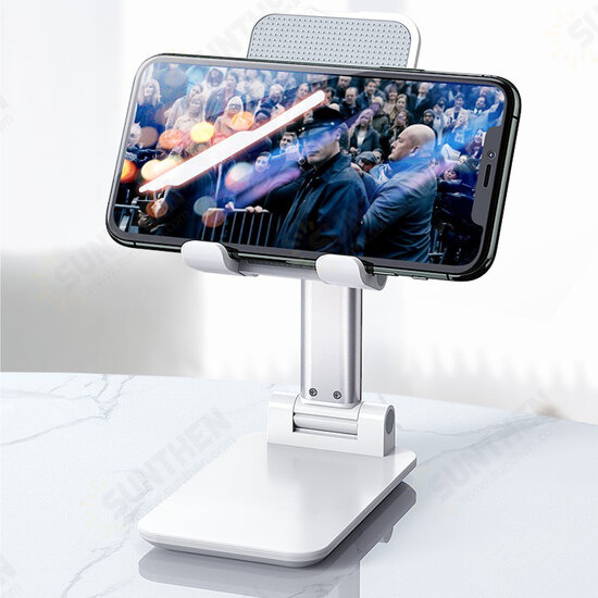 CCT4 Universal Folding Telescopic Desktop Mobile Phone Tablet Holder Stand for iPad Air for iPhone 12 XS 11 Pro POCO X3 NFC