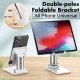 CCT7 Universal Folding Telescopic Desktop Mobile Phone Tablet Holder Stand for iPad Air for iPhone 12 XS 11 Pro POCO X3 NFC