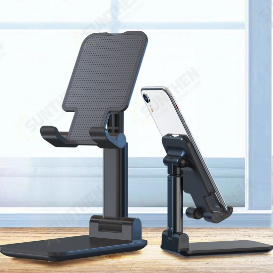 Universal Portable Telescopic Desktop Stand Phone Holder with Mirror for Samsung