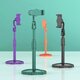 Cell Phone Holder Telescopic Height Adjustable Colorful Mobile Phone Stand Disc Base Desktop Holders Stream Live Broadcast Web lesson Stand