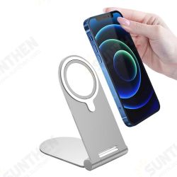 GSY-801 MagSafe Charger Base Mount Aluminium Alloy Desktop Holder Stand for iPhone 12 Series GSY-801 MagSafe Charger Base Mount Aluminium Alloy Desktop Holder Stand for iPhone 12 Series