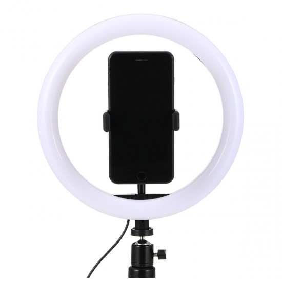 EGL-02 10 inch 3 Color Modes 10 Brightness Levels USB Video Light Selfie Makeup Stand Tripod Sets for Video Live-Stream Vlog