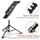 EGS-08 Multifunctional Selfie Stick 1.3m Telescopic Height Adjustable Tripod Stand Phone Holder with Remote Shutter for Camera Phone