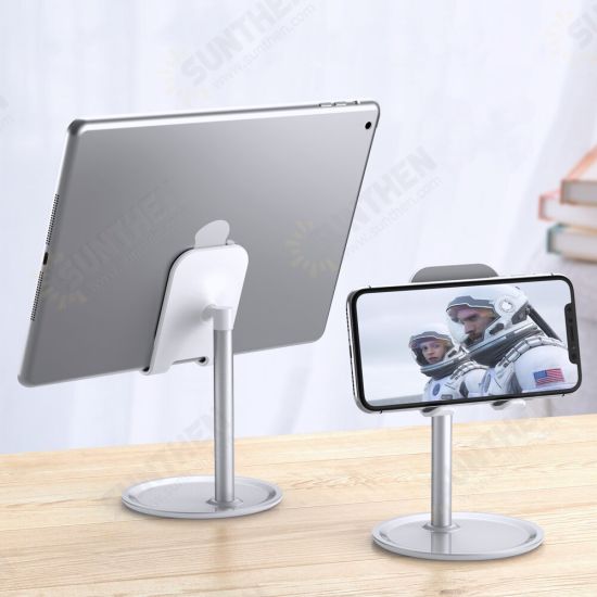 Aluminum Alloy Desktop Phone Holder Tablet Stand For 4.7-10.5 inch Smart Phone Tablet For iPhone For iPad For Samsung For POCO X3 NFC