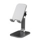 Foldable 120° Angle Adjustable Non-Slip Aluminum Alloy Desktop Mobile Phone Tablet Holder Stand for 4-12.9 inch Devices