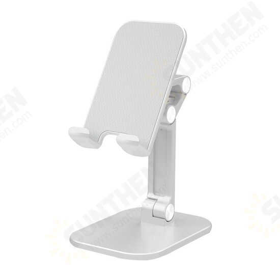 Foldable 120° Angle Adjustable Non-Slip Aluminum Alloy Desktop Mobile Phone Tablet Holder Stand for 4-12.9 inch Devices