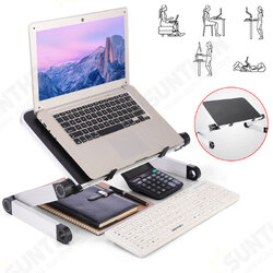 Foldable Aluminum Laptop Computer Desk Table TV Bed Computer Mackbook Desktop Holder Foldable Aluminum Laptop Computer Desk Table TV Bed Computer Mackbook Desktop Holder