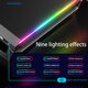 T1 RGB Lighting for iMac Monitor Riser Stand with 4 USB 3.0 Port Phone Holder Storage Drawer