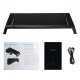 T1 RGB Lighting for iMac Monitor Riser Stand with 4 USB 3.0 Port Phone Holder Storage Drawer