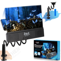 12 inch 3D Phone Screen Magnifier Blue-Light Movie Video Screen Amplifier with Bass bluetooth Speaker for iPhone for Samsung Huawei 12 inch 3D Phone Screen Magnifier Blue-Light Movie Video Screen Amplifier with Bass bluetooth Speaker for iPhone for Samsung Huawei