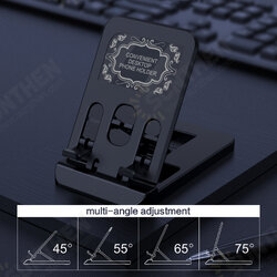Folding ABS Desktop Holder Multi-Angle Adjustable Mobile Phone Tablet Stand Bracket for Samsung Galaxy S21 POCO M3 Folding ABS Desktop Holder Multi-Angle Adjustable Mobile Phone Tablet Stand Bracket for Samsung Galaxy S21 POCO M3