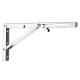 4PCS/ Set Folding Stainless Steel Wall Mounted Shelves Floating Hanging Shelf Board Support Holder