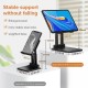 Folding Tablet/ Laptop Holder Stand Adjustment Angle Telescopic Alloy Desktop Bracket for iPad Mini 9-16 inch Devices Folding Tablet/ Laptop Holder Stand Adjustment Angle Telescopic Alloy Desktop Bracket for iPad Mini 9-16 inch Devices