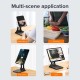 Folding Tablet/ Laptop Holder Stand Adjustment Angle Telescopic Alloy Desktop Bracket for iPad Mini 9-16 inch Devices