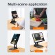Folding Tablet/ Laptop Holder Stand Adjustment Angle Telescopic Alloy Desktop Bracket for iPad Mini 9-16 inch Devices Folding Tablet/ Laptop Holder Stand Adjustment Angle Telescopic Alloy Desktop Bracket for iPad Mini 9-16 inch Devices
