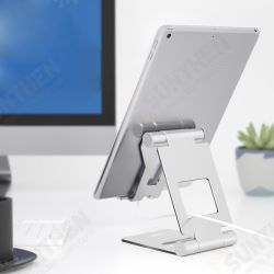 Aluminum Alloy Foldable Rotatable Desktop Phone Holder Tablet Stand For Smart Phone Tablet PC iPhone Samsung iPad Aluminum Alloy Foldable Rotatable Desktop Phone Holder Tablet Stand For Smart Phone Tablet PC iPhone Samsung iPad