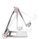 Aluminum Alloy Foldable Rotatable Desktop Phone Holder Tablet Stand For Smart Phone Tablet PC iPhone Samsung iPad