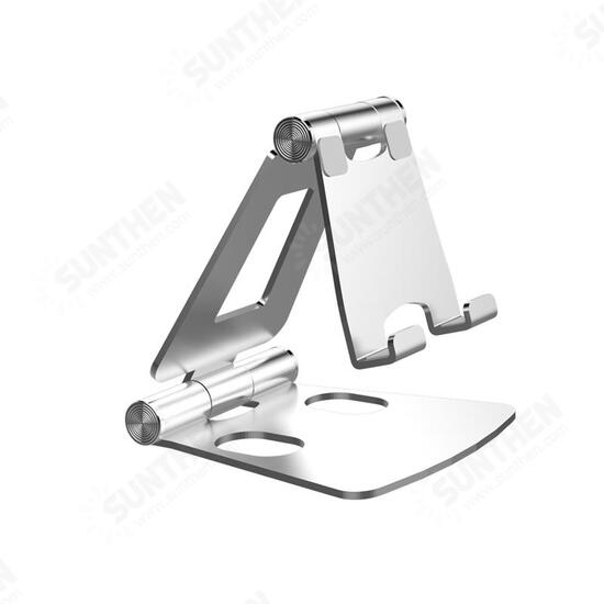 Aluminum Alloy Foldable Rotatable Desktop Phone Holder Tablet Stand For Smart Phone Tablet PC iPhone Samsung iPad