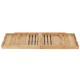 Luxury Adjustable Bathtub Rack Bamboo Caddy Shelf Shower Tub Tray Towel Mobile Phone Tablet Holder Support