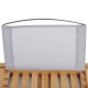 Luxury Adjustable Bathtub Rack Bamboo Caddy Shelf Shower Tub Tray Towel Mobile Phone Tablet Holder Support