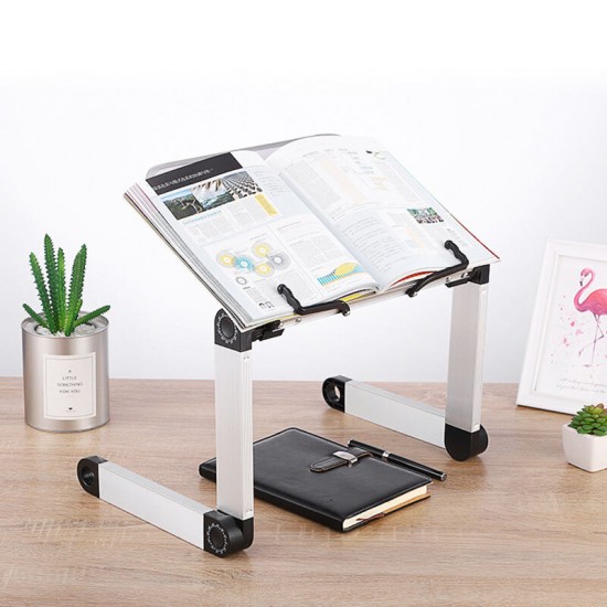 Holder Stand Height Adjustable Aluminium Alloy Desktop Holder Book Reading Bookshelf for Macbook 