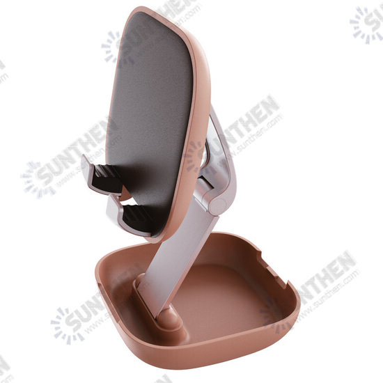 Foldable Portable Storage Height Adjustable Desktop Bracket Phone Tablet Stand Holder Space Saving below 11 inch Screen