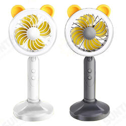 Mini Portable Cooling Fan Handheld Cooler LED Light Desktop Phone Holder Mini Portable Cooling Fan Handheld Cooler LED Light Desktop Phone Holder
