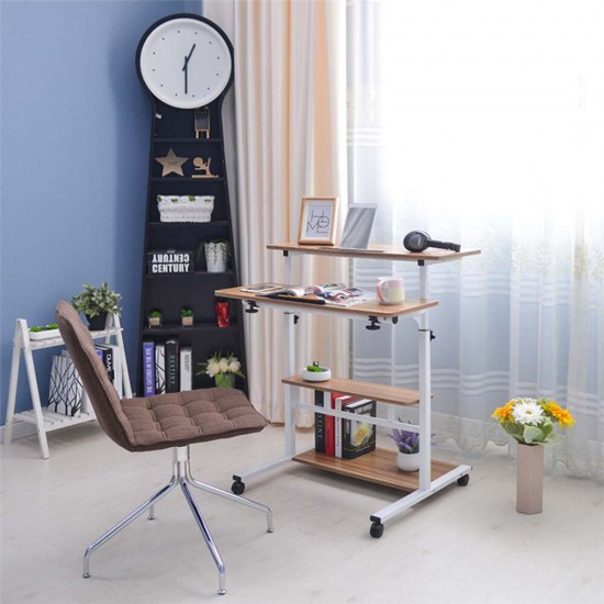 Multifunctional Liftable Removable 4-Tie Macbook Desk Table Home Office Furniture