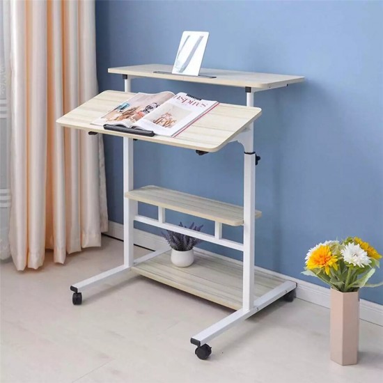 Multifunctional Liftable Removable 4-Tie Macbook Desk Table Home Office Furniture
