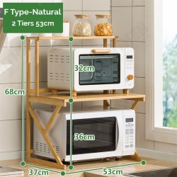 Multifunctional 2-Tier Wooden Storage Rack kitchen Ware Shelves Desktop Receiver Organizer Multifunctional 2-Tier Wooden Storage Rack kitchen Ware Shelves Desktop Receiver Organizer