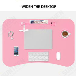 Multifunctional Curved Design Folding with USB Charging Port Pen Cup Slot Home Bed Macbook Phone Storage Wooden Desk Multifunctional Curved Design Folding with USB Charging Port Pen Cup Slot Home Bed Macbook Phone Storage Wooden Desk