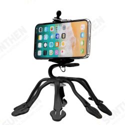 Multifunctional Portable Flexible Silicone Lazy Car Desktop Camera Mobile Phone Holder Stand Bracket Double Suction Cup for Device between 5.6-8.7cm Multifunctional Portable Flexible Silicone Lazy Car Desktop Camera Mobile Phone Holder Stand Bracket Double Suction Cup for Device between 5.6-8.7cm
