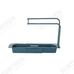Multifunctional Telescopic Sink Holder Large Capacity Expandable Extensible Sponge Towls Sundries Phone Tablet Storage Rack in Kitchen Multifunctional Telescopic Sink Holder Large Capacity Expandable Extensible Sponge Towls Sundries Phone Tablet Storage Rack in Kitchen