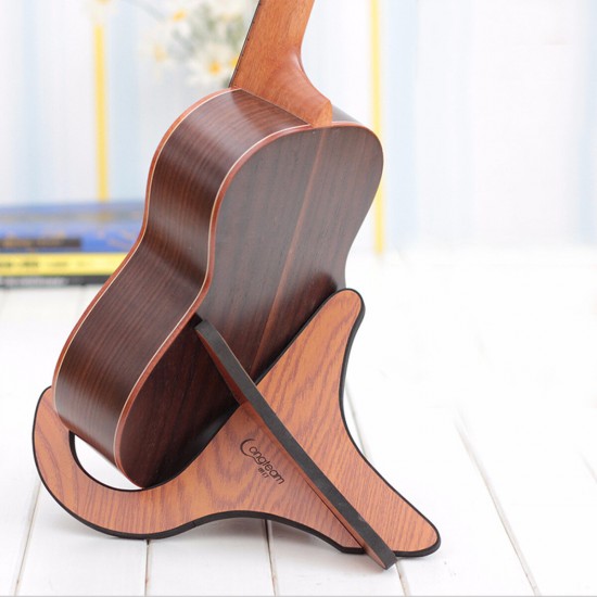 Multifunctional Wooden Guitar/ Ukulele/ Tablet Holder Desktop Bracket Stand