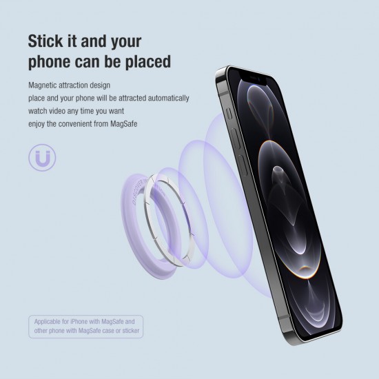 1/2PCS SnapHold Portable Mini Car/ Wall Strong Magnetic Adsorption Mobile Phone Holder Sticky Stand for iPhone 13 POCO X3 F3