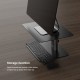 N6 Multiple Adjustable Height Aluminum Alloy Macbook iMac Monitor Stand Holder with Storage Plate