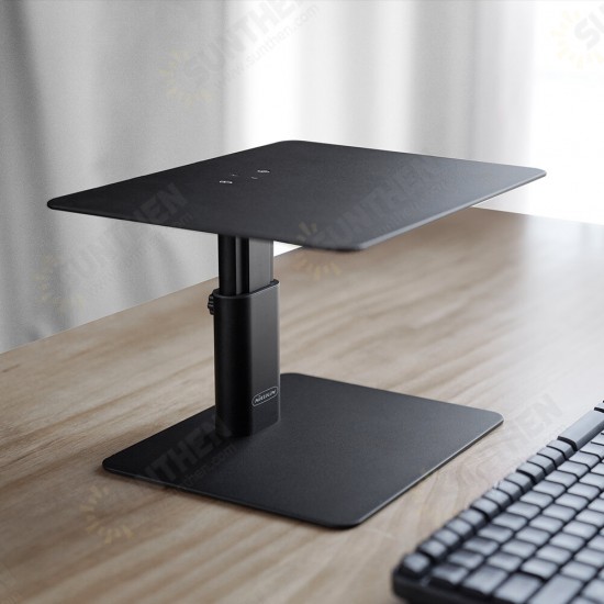 N6 Multiple Adjustable Height Aluminum Alloy Macbook iMac Monitor Stand Holder with Storage Plate