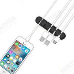 CBS5 5 Pieces Multifunction Silicone Cable Organizer Cord Management System Desktop Core Stand CBS5 5 Pieces Multifunction Silicone Cable Organizer Cord Management System Desktop Core Stand
