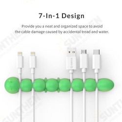 CBS7 7 Clips Cable Winder USB Cable Audio Cable Organizer Management CBS7 7 Clips Cable Winder USB Cable Audio Cable Organizer Management