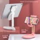 Phone / Tablet Holder with Storage Plate Mirror Telescopic Height Desktop Stand for iPad Air for iPhone 12 POCO M3 POCO X3 NFC 4-12.9 inch Devices