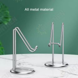 Universal Simple Mobile Phone / Tablet Holder Metal Desktop Stand for Samsung Galaxy S21 UMIDIGI BISON Universal Simple Mobile Phone / Tablet Holder Metal Desktop Stand for Samsung Galaxy S21 UMIDIGI BISON