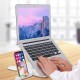 Portable Apple Macbook Stand Foldable Adjustable Laptop Holder Universal Ergonomic Non-slip Tablets Brackets 20KG Bearing