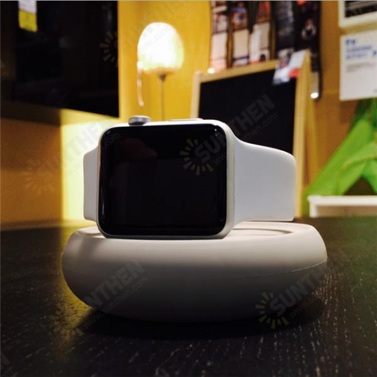 Portable Bright Stone Charging Dock Stand Mount Holder Cable Organizer For Apple Watch iwatch