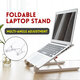 Portable Desktop Foldable Height Adjustable Notebook Stand Heat Dissipation For Notebook MacBook 11.0-17.0 Inches