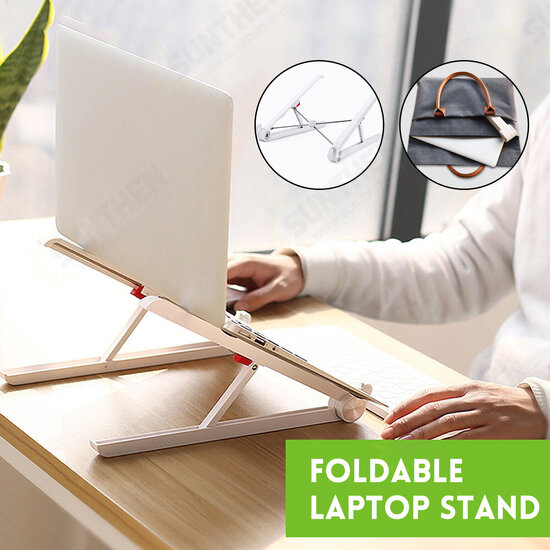 Portable Desktop Foldable Height Adjustable Notebook Stand Heat Dissipation For Notebook MacBook 11.0-17.0 Inches