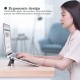 Portable Folding Double Angle Adjustable Heat Dissipation Cooling Down Sticky Macbook Holder Stand for Laptop Tablet