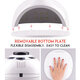 Portable US / EU Plug Intelligent 4-Gear Timing 42 LED Double Light Source Beads UV Nail Lamp with Mobile Phone Holder