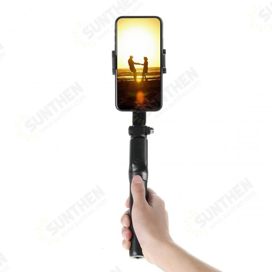 R15 Extended Telescopic bluetooth Wireless Handheld Stabilizer Mobile Phone Holder Stand for Outdoor Live Streaming Video Shooting