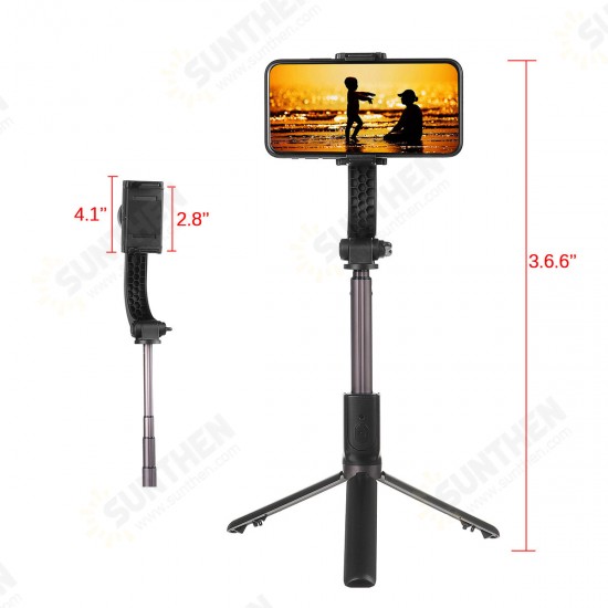 R15 Extended Telescopic bluetooth Wireless Handheld Stabilizer Mobile Phone Holder Stand for Outdoor Live Streaming Video Shooting